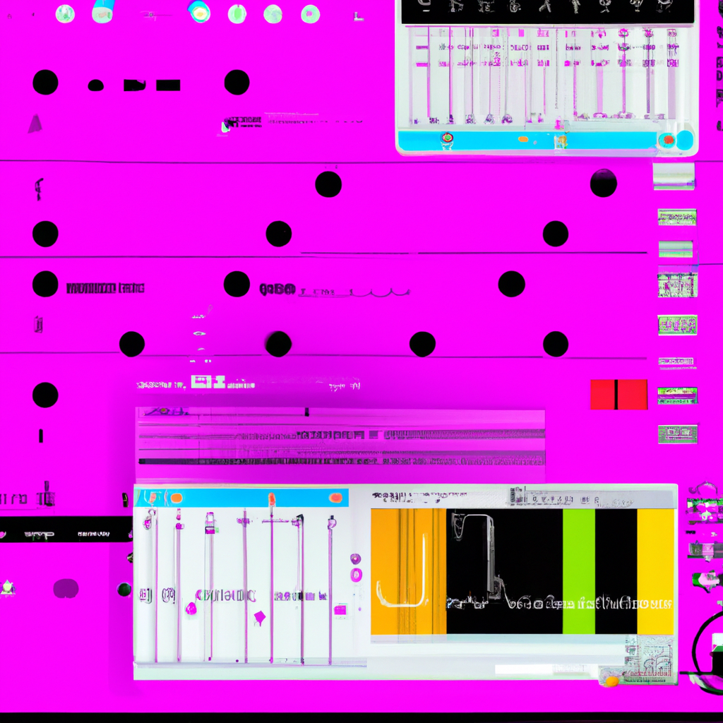 Waveform editor with color-coded tracks